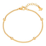 Armband Edelstahl gelbgold