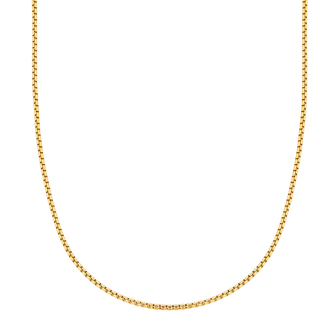 Kette Edelstahl gelbgold