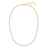 Kette Edelstahl gelbgold