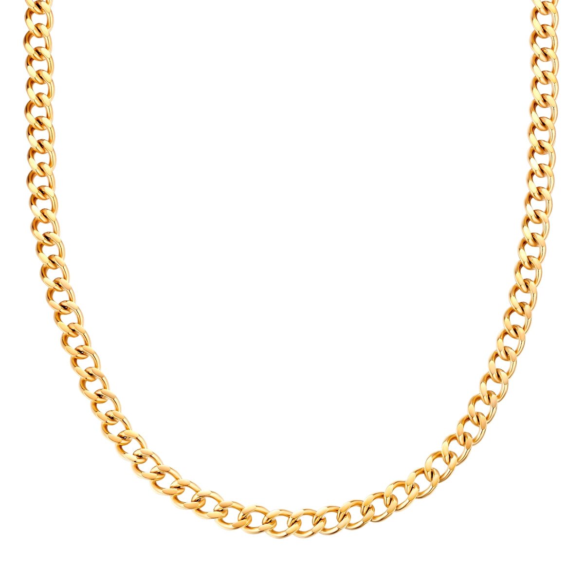 Kette Edelstahl gelbgold