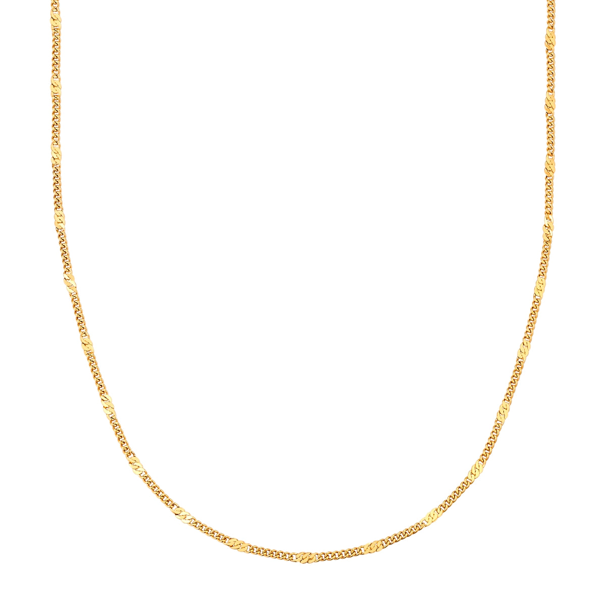 Kette Edelstahl gelbgold