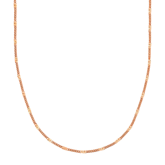 Kette Edelstahl roségold
