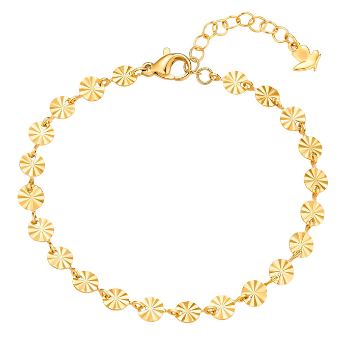 Armband Edelstahl gelbgold