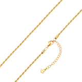 Kette Edelstahl gelbgold