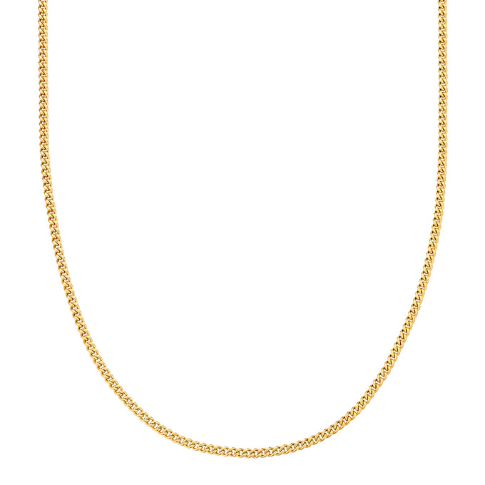 Kette Edelstahl gelbgold