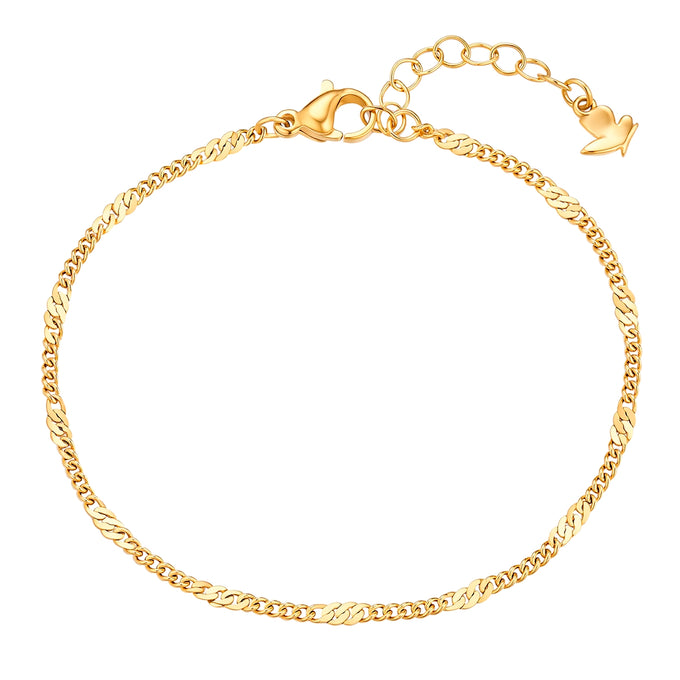 Armband Edelstahl gelbgold