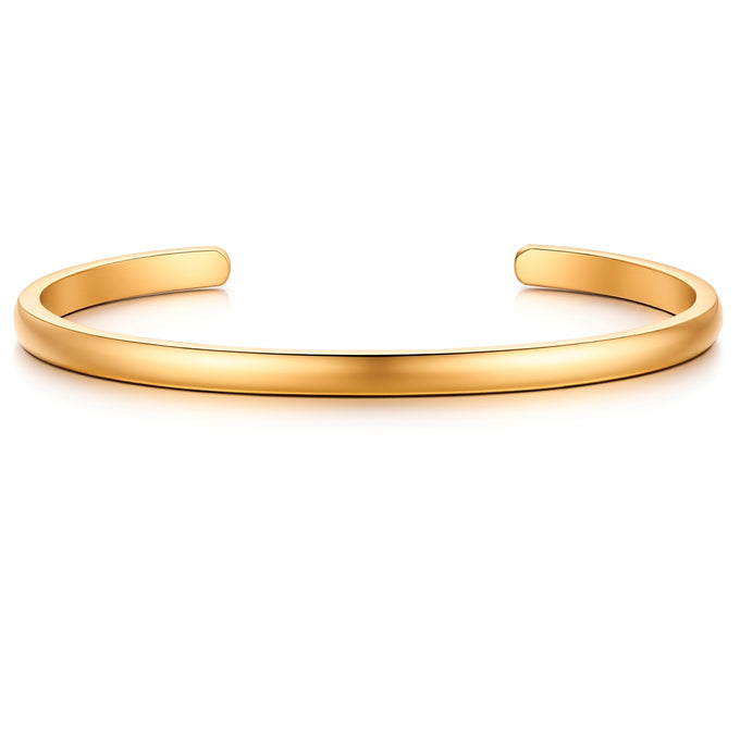 Armreif Edelstahl gelbgold