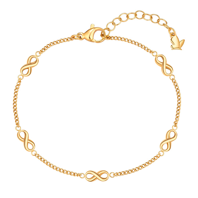 Armband Edelstahl gelbgold