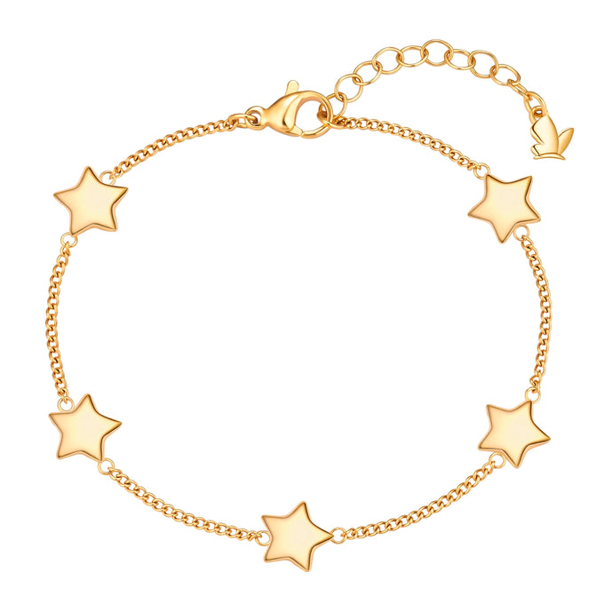 Armband Edelstahl gelbgold