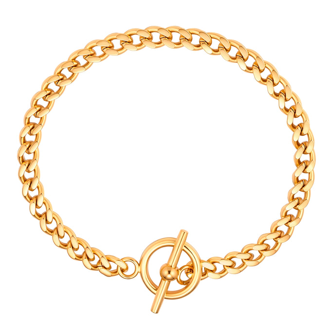 Armband Edelstahl gelbgold