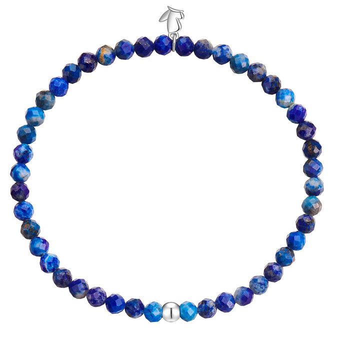 Armband Edelstahl Lapislazuli blau