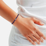 Armband Edelstahl Lapislazuli blau