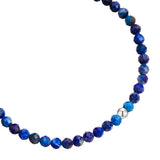 Armband Edelstahl Lapislazuli blau