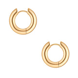 Creolen Edelstahl gelbgold