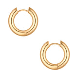 Creolen Edelstahl gelbgold