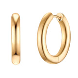 Creolen Edelstahl gelbgold