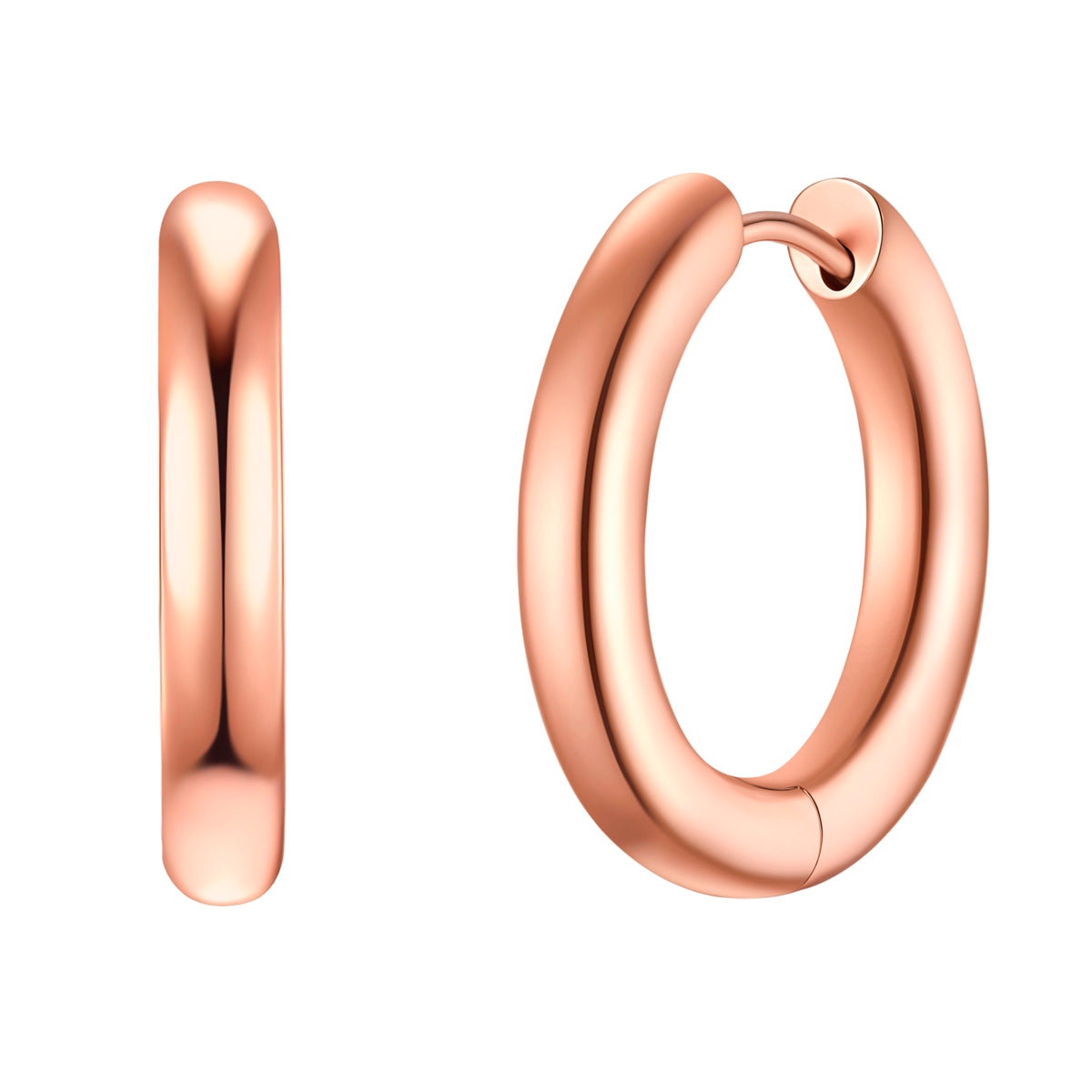 Creolen Edelstahl roségold