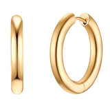 Creolen Edelstahl gelbgold