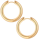 Creolen Edelstahl gelbgold