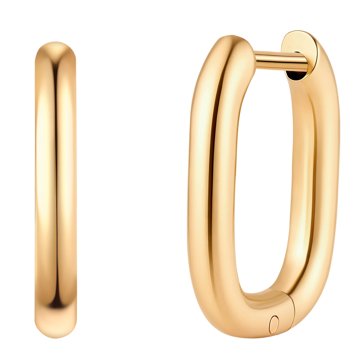 Creolen Edelstahl gelbgold