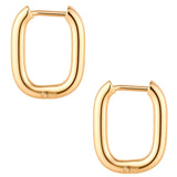 Creolen Edelstahl gelbgold