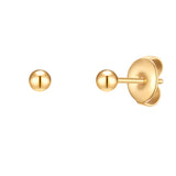 Ohrstecker Edelstahl gelbgold