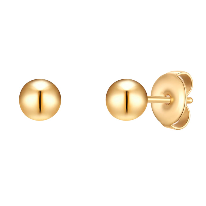 Ohrstecker Edelstahl gelbgold