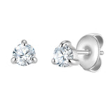 Ohrstecker Edelstahl Kristalle von Swarovski® weiß