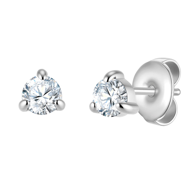 Ohrstecker Edelstahl Kristalle von Swarovski® weiß