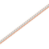 Armband roségold Zirkonia weiß
