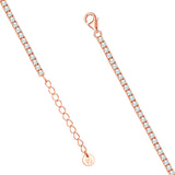 Armband roségold Zirkonia weiß
