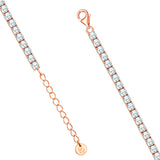Armband roségold Zirkonia weiß