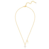 Kette mit Anhänger gelbgold Zirkonia weiß