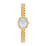 Damen Quarzuhr gelbgold Edelstahl gelbgold
