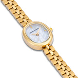 Damen Quarzuhr gelbgold Edelstahl gelbgold