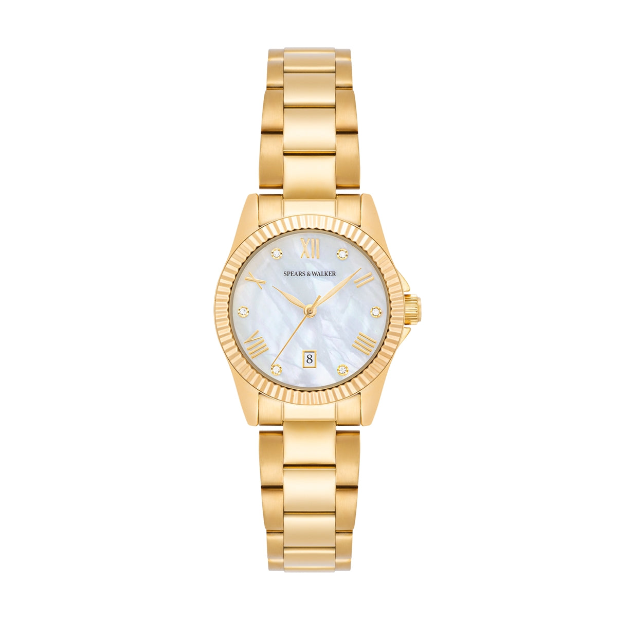 Damen Quarzuhr gelbgold Edelstahl gelbgold