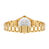 Damen Quarzuhr gelbgold Edelstahl gelbgold