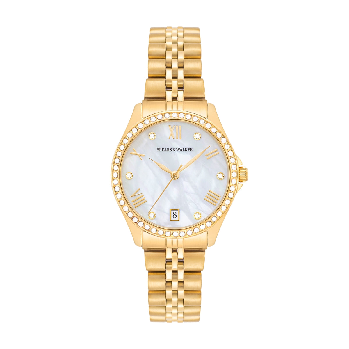 Damen Quarzuhr gelbgold Edelstahl gelbgold