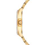 Damen Quarzuhr gelbgold Edelstahl gelbgold
