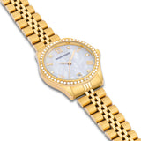Damen Quarzuhr gelbgold Edelstahl gelbgold