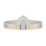 Damen Quarzuhr gelbgold Edelstahl bicolor