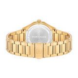 Herren Quarzuhr gelbgold Edelstahl gelbgold