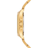 Damen Quarzuhr gelbgold Edelstahl gelbgold