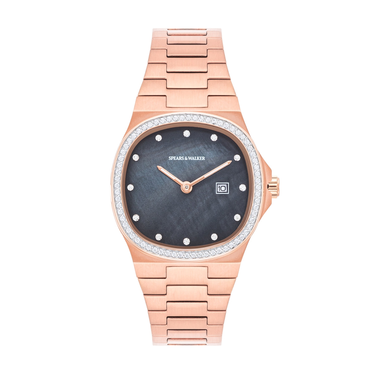Damen Quarzuhr roségold Edelstahl roségold