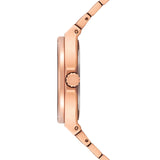 Damen Quarzuhr roségold Edelstahl roségold