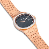 Damen Quarzuhr roségold Edelstahl roségold