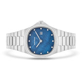 Damen Quarzuhr silber Edelstahl silber