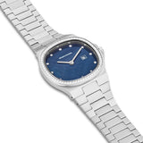 Damen Quarzuhr silber Edelstahl silber