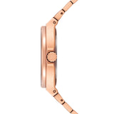Damen Quarzuhr roségold Edelstahl roségold