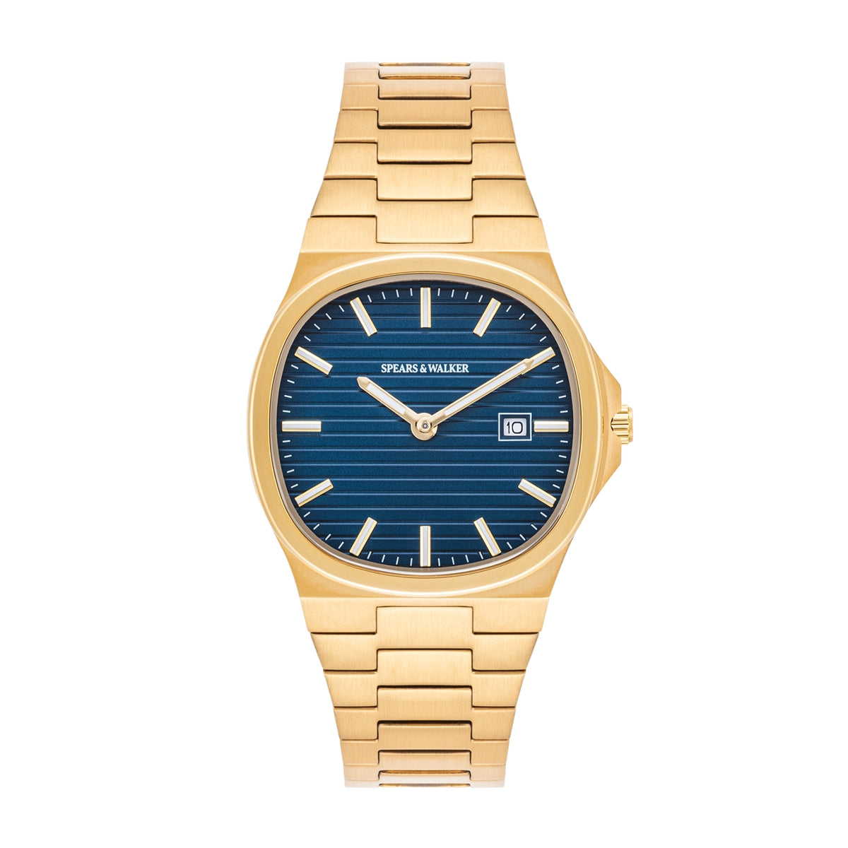 Herren Quarzuhr gelbgold Edelstahl gelbgold